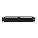 Panneau de brassage de 10 pouces CAT6A UTP - 12 ports