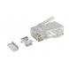 Connecteur RJ45 CAT6A + Pièce auxiliaire - pour câble flexible - non blindé