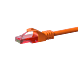 Câble CAT6 UTP 100% cuivre orange - 5m