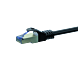 Câble CAT6A S/FTP (PIMF) 100% cuivre noir - 2m