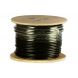 Rouleau câble rigide extérieur noir DANICOM CAT6A FTP PE (Fca) - 305m 