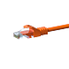 Câble Cat5e UTP 100% cuivre orange - 5m