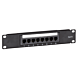 Panneau de brassage de 10 pouces Cat6 UTP - 8 ports