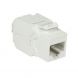 Connecteur Keystone Cat6A UTP - Toolless - Blanc