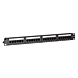 Panneau de brassage CAT6 UTP - 24 ports