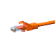 Câble CAT5e UTP CCA orange - 5m