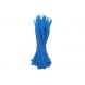 Colliers de serrage 140mm bleu - 100 pièces