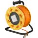 Rallonge enrouleur CAT7 S / FTP avec connecteur CAT6A Keystone - RJ45 - 50 mètres