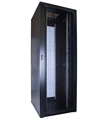 Baie de serveur 47U avec porte perforée 800x1200x2200mm (LxPxH)