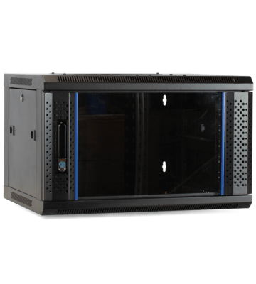 Baie murale 4U avec porte en verre 600x450x280mm (LxPxH)
