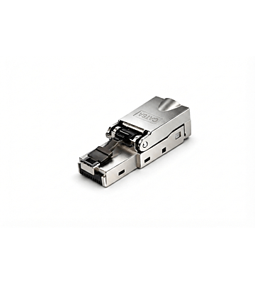 Connecteur RJ45 CAT6A S/FTP sans outillage - pour câble rigide