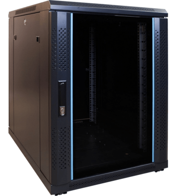 Mini baie de serveur 15U avec porte en verre 600x800x860mm (LXPXH)