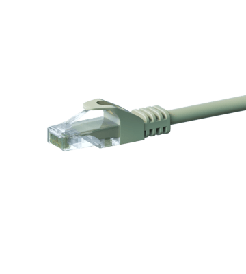 Câble Cat5e UTP 100% cuivre gris - 3m