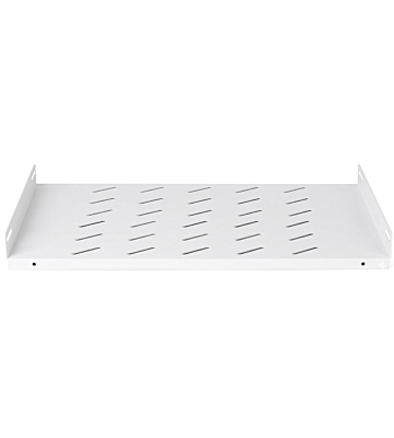 Étagère blanche pour baie murale de 600 mm de profondeur - 1U