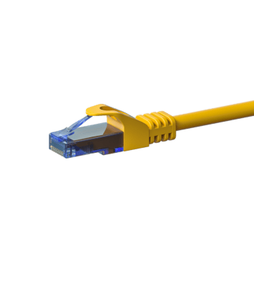 Câble CAT6A UTP 100% cuivre jaune - 5m