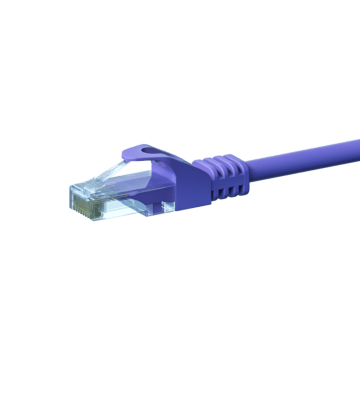 Câble CAT6 UTP CCA violet - 5m
