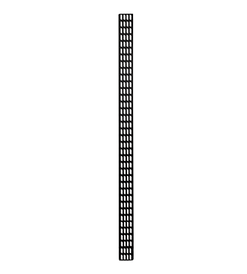 Conduit de câble vertical 37U - largeur 10cm