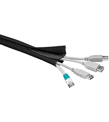 Gaine de câble avec fermeture éclaire - 2 mètres