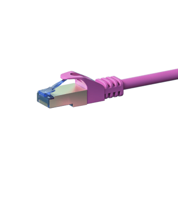 Câble CAT6A S/FTP (PIMF) 100% cuivre rose - 2m