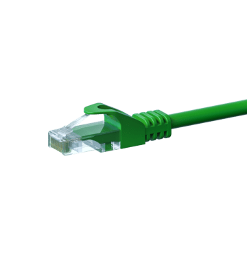 Câble Cat5e UTP 100% cuivre vert - 5m