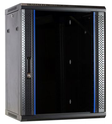 Baie murale 15U avec porte en verre 600x450x770mm