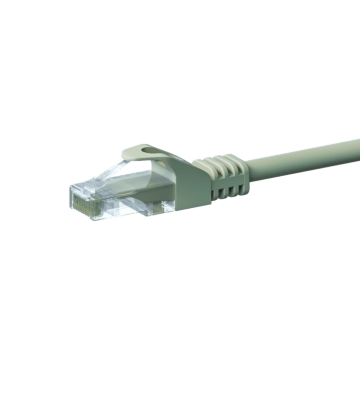 Câble Cat5e UTP 100% cuivre gris - 5m