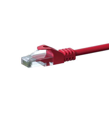 Câble CAT6 UTP CCA rouge - 5m