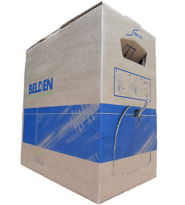 Belden 7965E Cat6 UTP cable reseau rigide 100% cuivre bleu - 305m