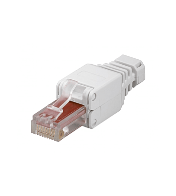 Connecteur RJ45 Cat6A UTP sans outil - pour câble flexible et rigide