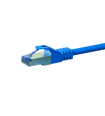 Câble CAT6A S/FTP (PIMF) 100% cuivre bleu - 2m