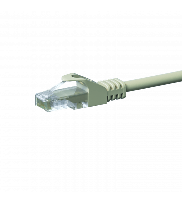 Câble CAT5e UTP CCA gris - 7.50m