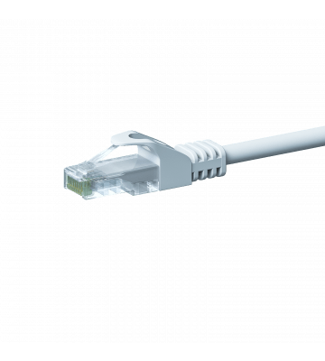 Câble CAT5e UTP CCA blanc - 7.50m
