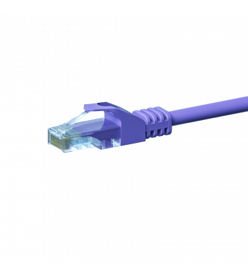 Câble CAT5e UTP CCA violet - 1.50m