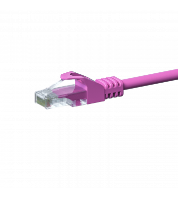 Câble CAT5e UTP CCA rose - 1.50m