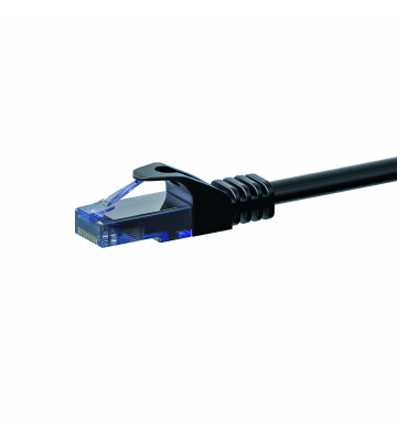 Câble CAT6A UTP 100% cuivre noir - 1.50m
