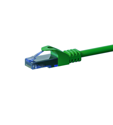 Câble RJ45 CAT6A UTP 100% cuivre vert - 0.15m