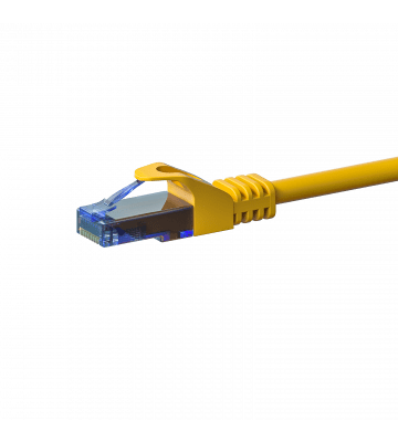 Câble CAT6A UTP 100% cuivre jaune - 1.50m