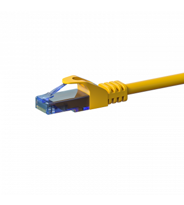 Câble CAT6A UTP 100% cuivre jaune - 7.50m