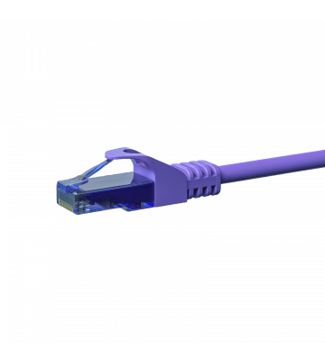 Câble CAT6A UTP 100% cuivre violet - 1.50m