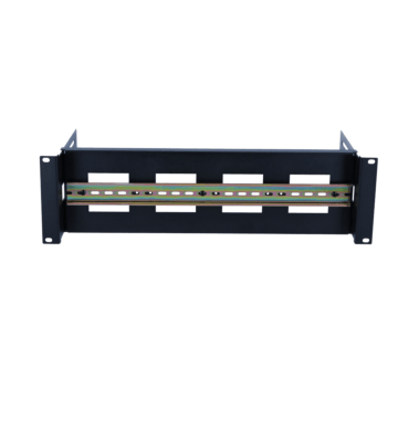 Rail DIN 3U pour racks 19 pouces - réglable en profondeur
