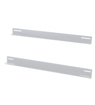 Pack de 2 L-profil adapté aux baies murales de 450 mm de profondeur - blanc