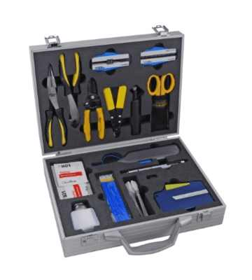 Jeu d'outils de fibres optiques professionnels