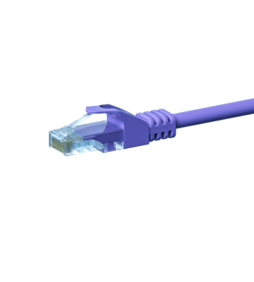 Câble CAT5e UTP CCA violet - 5m