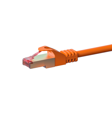 Câble CAT6 SSTP / PIMF Orange - 2m