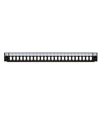 19" Façade interchangeable LC/SC/E2000 24 ports