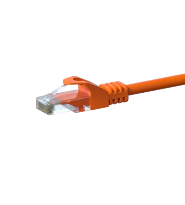Câble CAT6 UTP CCA orange - 2m