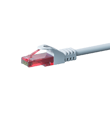 Câble CAT6 UTP 100% cuivre blanc - 15m