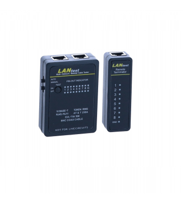 Testeur de câble réseau professionnel Danicom UTP, FTP, S/FTP et coaxial en mallette