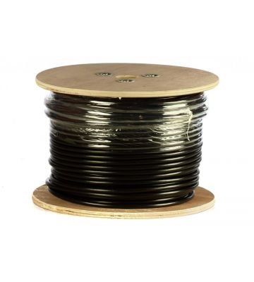 Rouleau câble rigide extérieur noir DANICOM CAT6A FTP PE (Fca) - 100m 