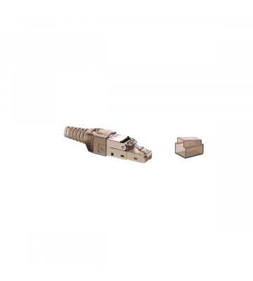 Connecteur RJ45 CAT7 S/FTP - pour câble rigide - sans outil 